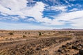 Stones in Sahara desert Royalty Free Stock Photo