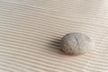 Stones on sand, japanese meditation zen garden