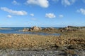 Stones at the sea coast Royalty Free Stock Photo