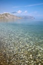 Stones on the sea floor