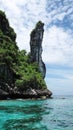 Stones at sea, phi phi island in Phuket Thailand