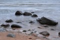 Stones in the sea Royalty Free Stock Photo