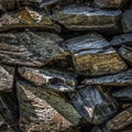 The stones are stacked Royalty Free Stock Photo