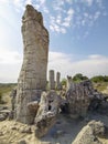 Stones in Stone forest near Varna in Bulgaria