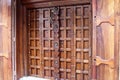 Stonetown Wooden Door Royalty Free Stock Photo