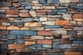 Stonework allure Colorful patterns and textures embellish the exquisite stone walls Royalty Free Stock Photo