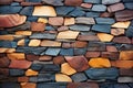 Stonework allure Colorful patterns and textures embellish the exquisite stone walls Royalty Free Stock Photo