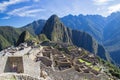 The Ancient Inca Ruins in Machu Picchu, Peru