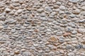 stonework of shingle wall or sidewalk, flat background and texture Royalty Free Stock Photo