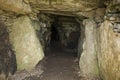 Stoney Littleton 3,500 BC | Long Barrow inside Royalty Free Stock Photo