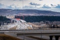 Stoney Trail bridge under construction