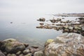 Stony coast of the Baltic Sea