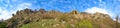 Stony Demerdzhi Mountain panorama (Crimea) Royalty Free Stock Photo