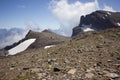 Stony hiking path to the Uri Rotstock