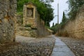 Stony path in northern Italy