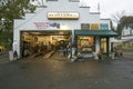 Stony Point garage service station north of New York City along Hudson River, New York