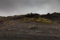 Stony rocky desert landscape of Iceland