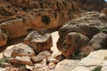 Stony wadi. Royalty Free Stock Photo