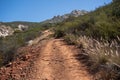 Stony way in El Cajon mountain in San Diego