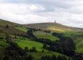 Stoodley Pike Monument In West Yorkshire Landscape