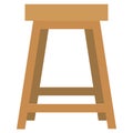 Stool Icon with flat style. vector EPS10 Illustration