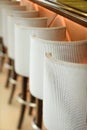 Stools at bar. Royalty Free Stock Photo