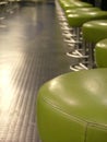 Stools on modern cafeteria
