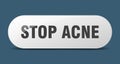 stop acne button. stop acne sign. key. push button. Royalty Free Stock Photo