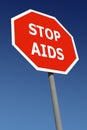 Stop AIDS Royalty Free Stock Photo