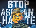 Stop Asian hate mural in Chinatown