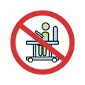 Stop Baby Isolated Vector icon which can easily modify or edit