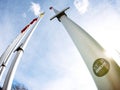 Stop Brexit sticker on flagpole mast