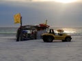 Stop on the buggy ride on the beach