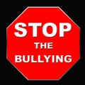 Stop bullying sign