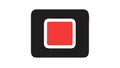 Stop Button Icon for Media and Process Control, vector design Generative AI Royalty Free Stock Photo