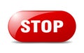 stop button. stop sign. key. push button. Royalty Free Stock Photo