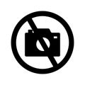Stop Camera  Isolated Vector icon which can easily modify or edit Royalty Free Stock Photo