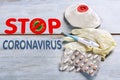 Stop coronavirus background