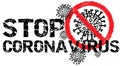 Stop covid-19 coronavirus graphic