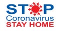 Stop coronavirus poster. Corona virus disease covid-19 sign.