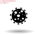 Stop coronavirus vector illustration