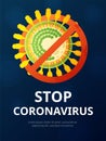 Stop Coronavirus Vertical Poster