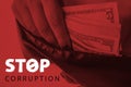 Stop corruption. Finance.