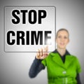 Stop crime Royalty Free Stock Photo