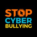 Stop Cyber Bullying. Isolated Vector Illustration