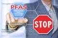 Stop dangerous PFAS - Perfluoroalkyl and Polyfluoroalkyl Substances, synthetic organofluorine chemical compounds