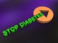 Stop diabetes infographic