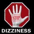Stop dizziness conceptual illustration