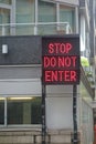 Stop Do Not Enter