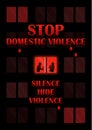 Stop domestic violence poster